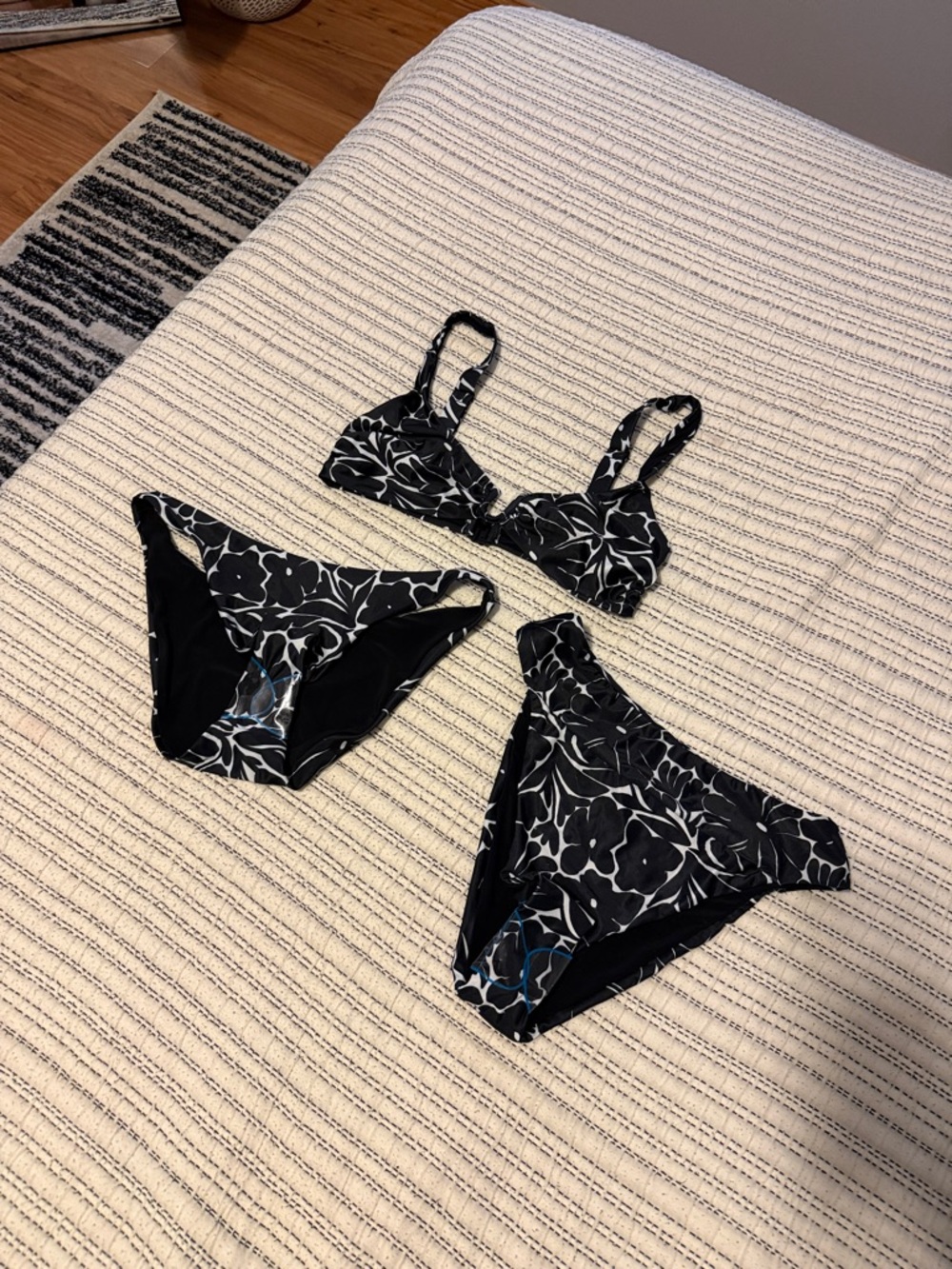 Asos Bikini Set in Mono Floral